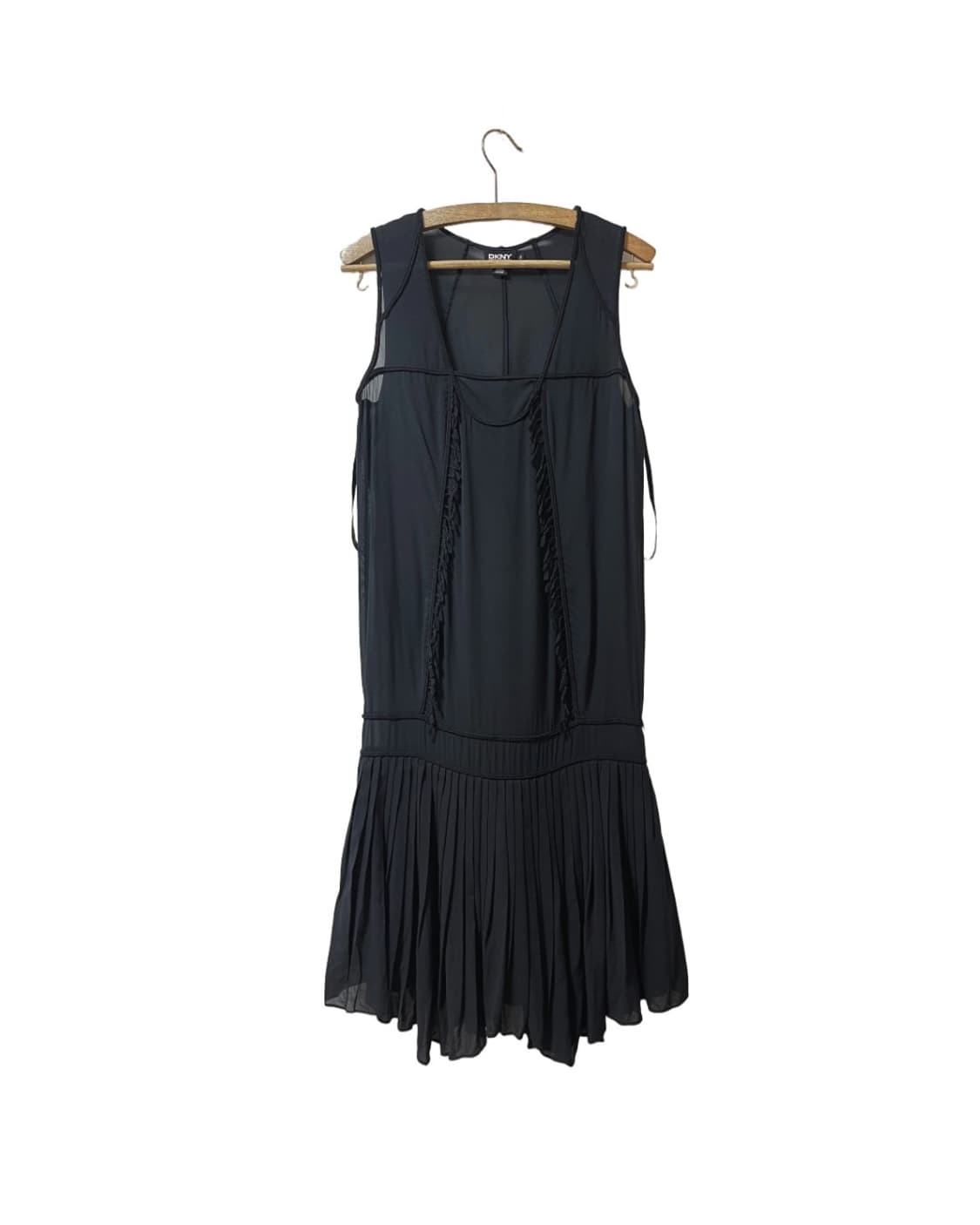DKNY Mainline Sheer Pleated Dress 상품이미지2