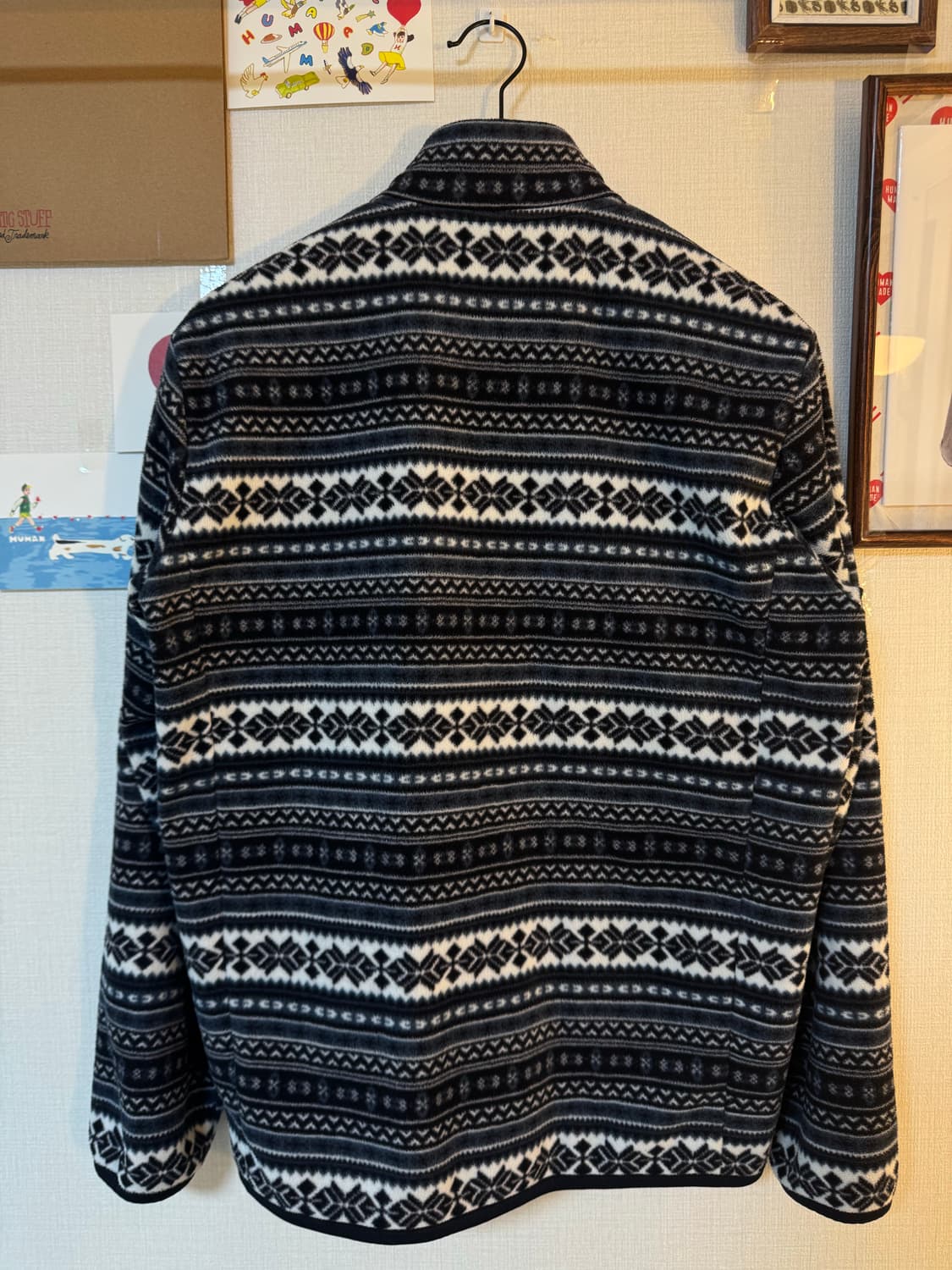 [M]유니클로 노르딕 패턴 후리스 집업 자켓 상품이미지3