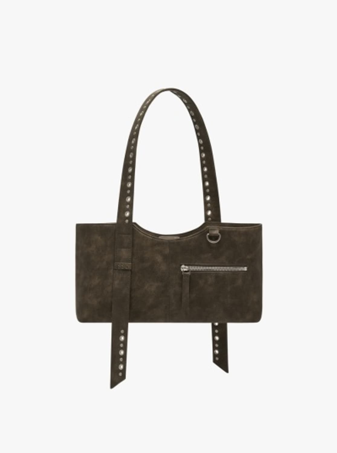에쏘 esso 가방 CIG STUD BAG 긱 스터드백 카키브라운 상품이미지1