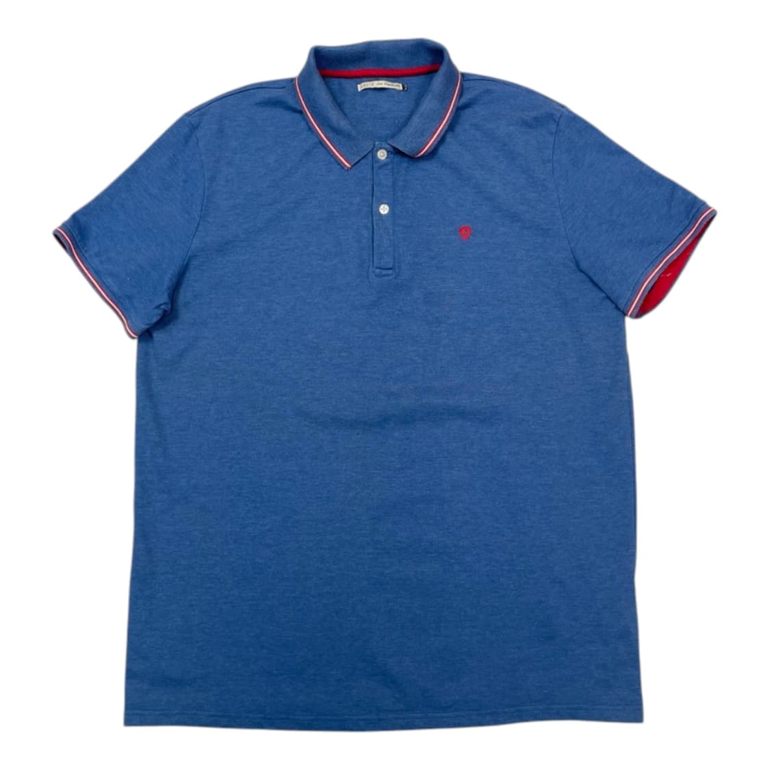 셀리오 Celio 블루 자수로고 반팔 카라티 XXL 상품이미지1
