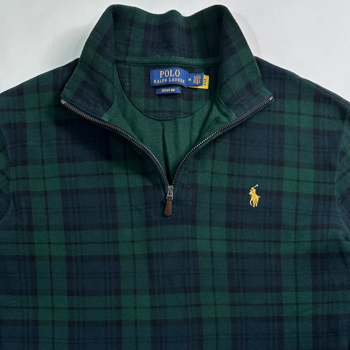 폴로 랄프로렌 블랙와치 반집업  상품이미지2