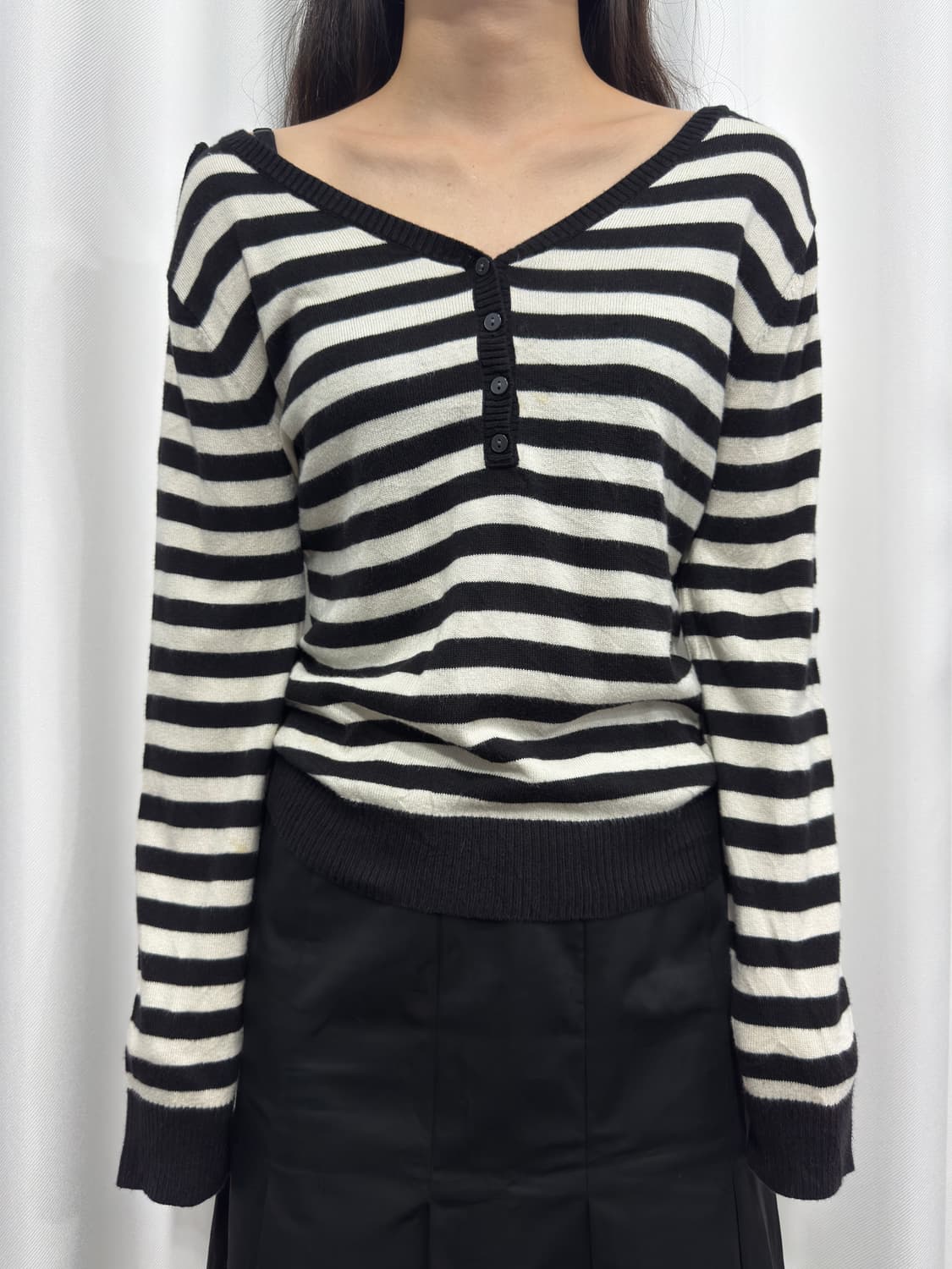 stripe knit top 상품이미지1
