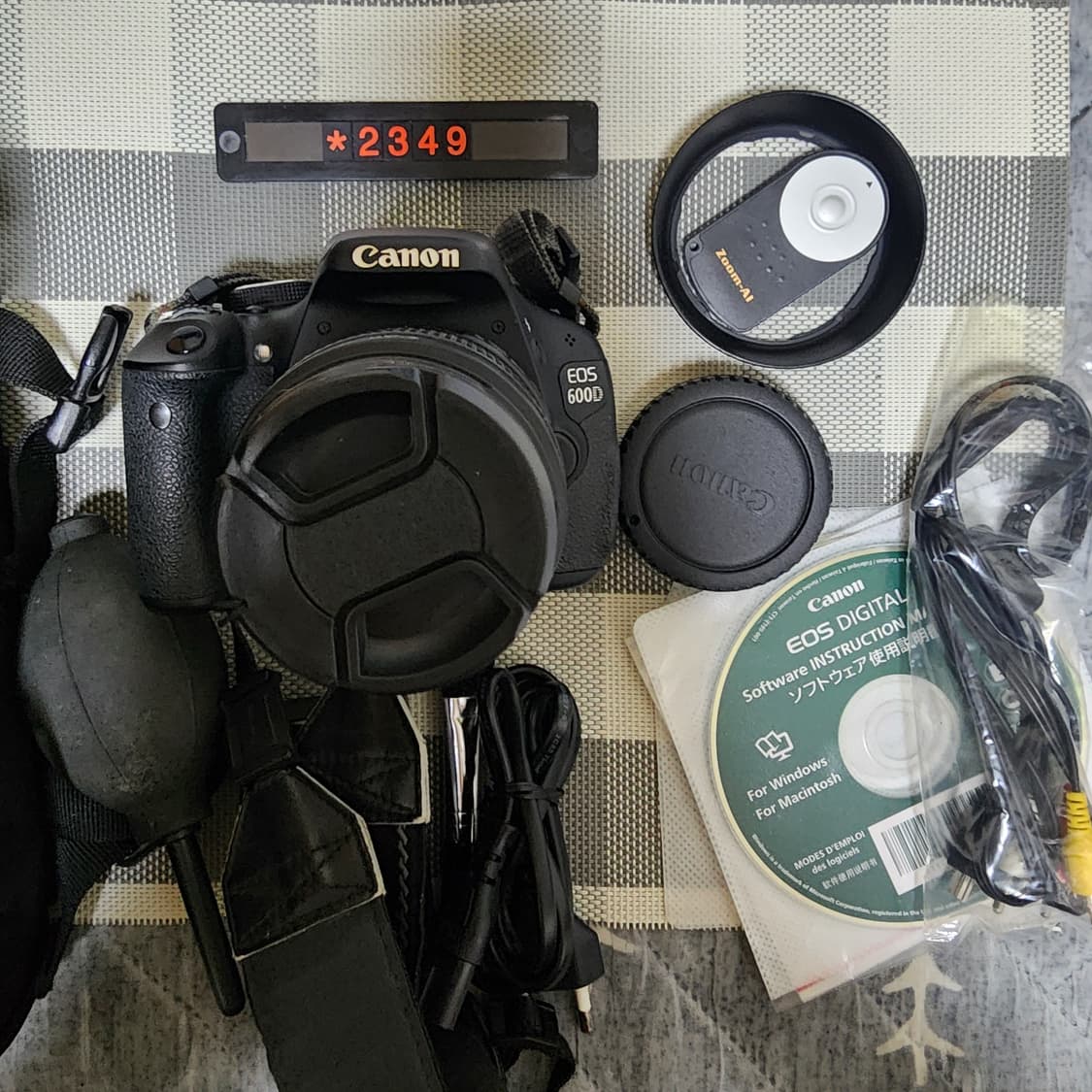 캐논 EOS 600D 디지털카메라 가방 세트 상품이미지8