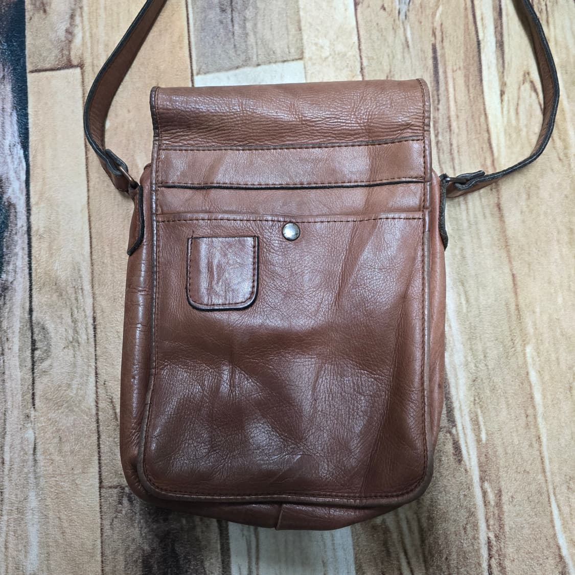 Made in Japan Vintage 카우레더 크로스백 상품이미지10