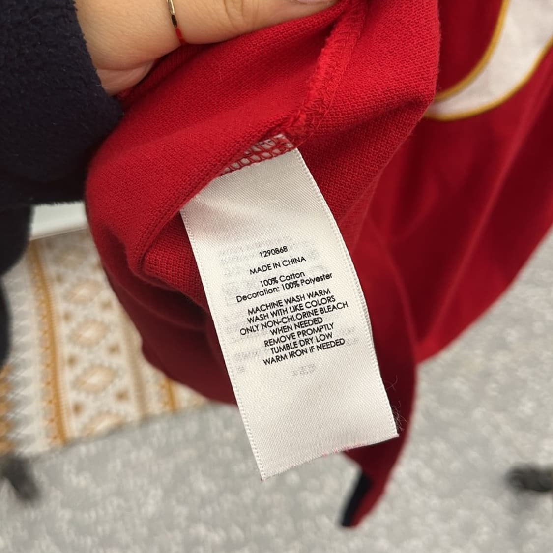 폴로 랄프로렌 커스턴핏 클럽 치프키프 카라 반팔티 L C10666 상품이미지6