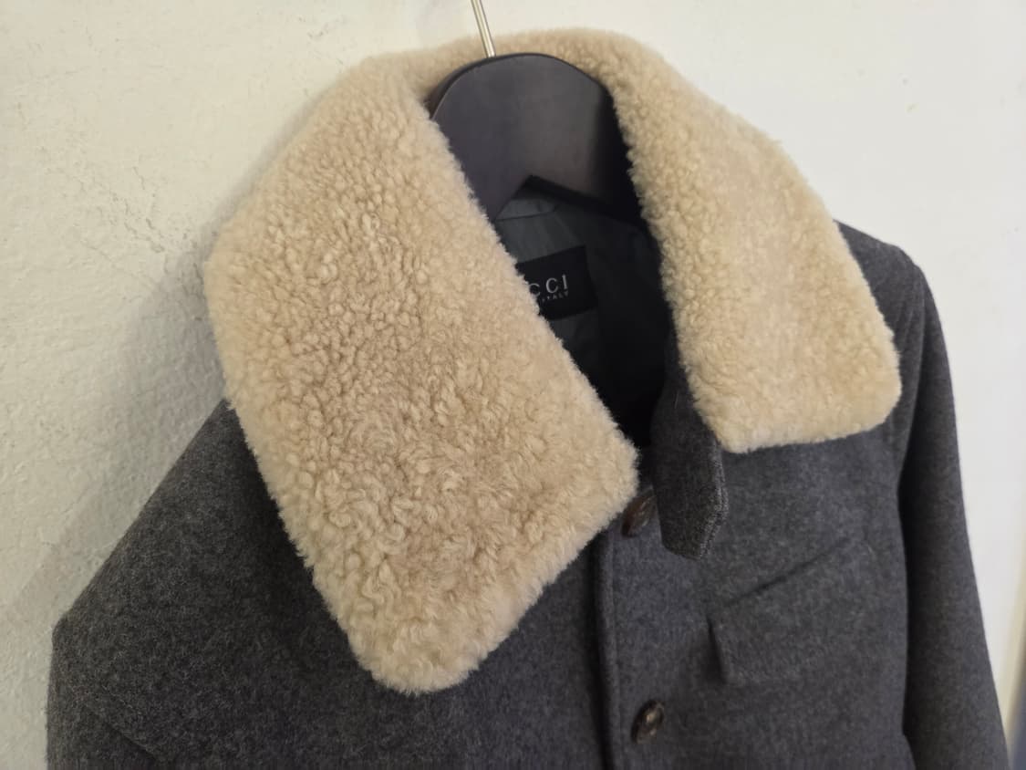 구찌 양털 카라 블루종 자켓 46 상품이미지3