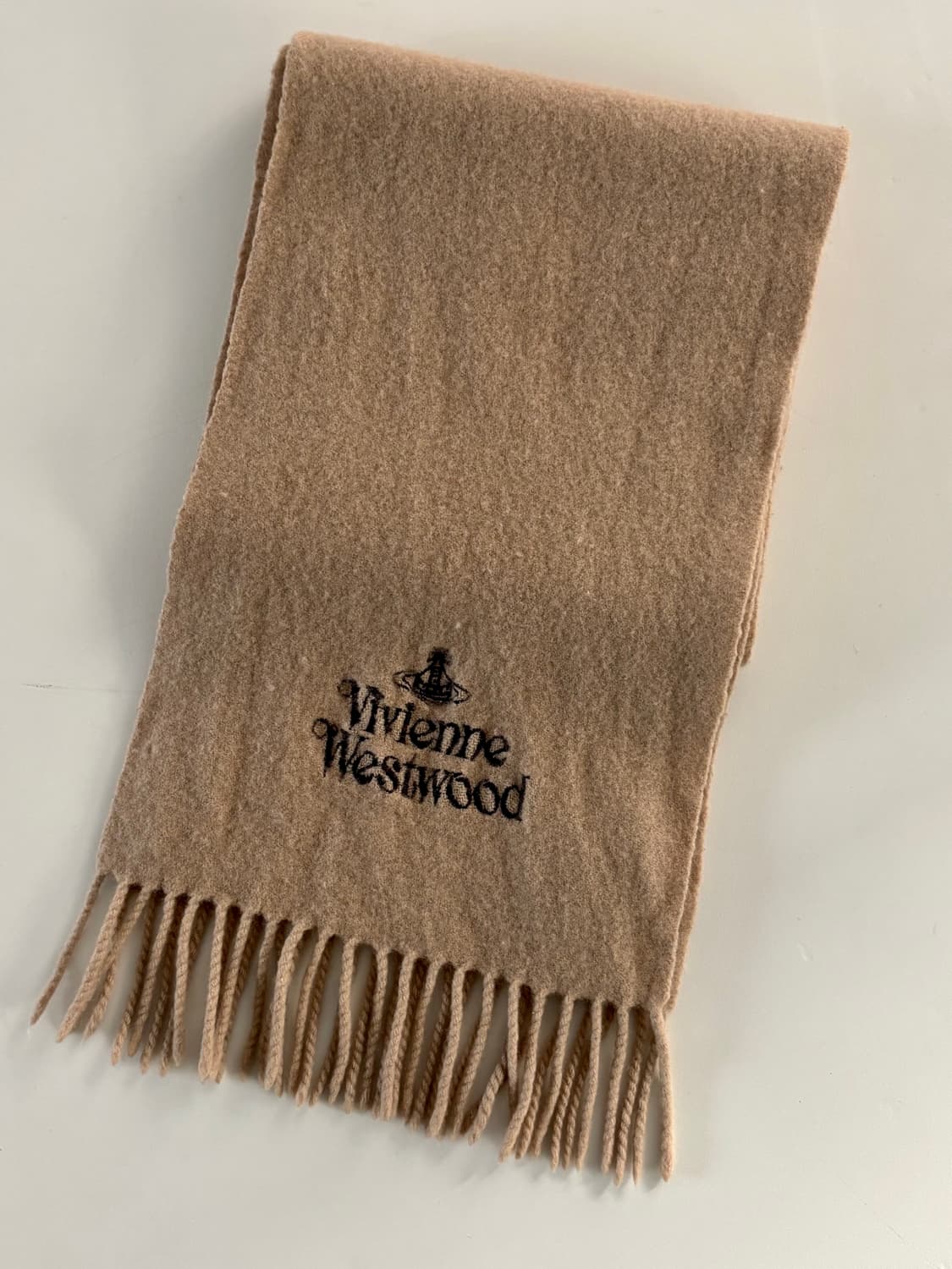 Vivienne Westwood 비비안웨스트우드 울 베이지 머플러 상품이미지8