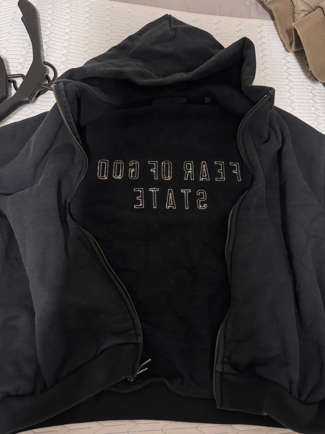 피오갓 에센셜 후드집업 xs 상품이미지4