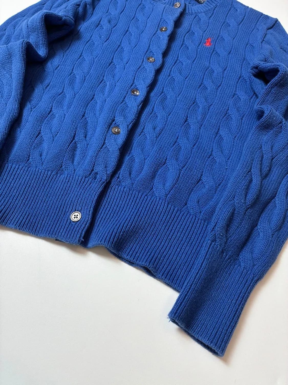 폴로 랄프로렌 신형 우먼스 코튼 꽈배기 니트 가디건 PN8403 상품이미지4