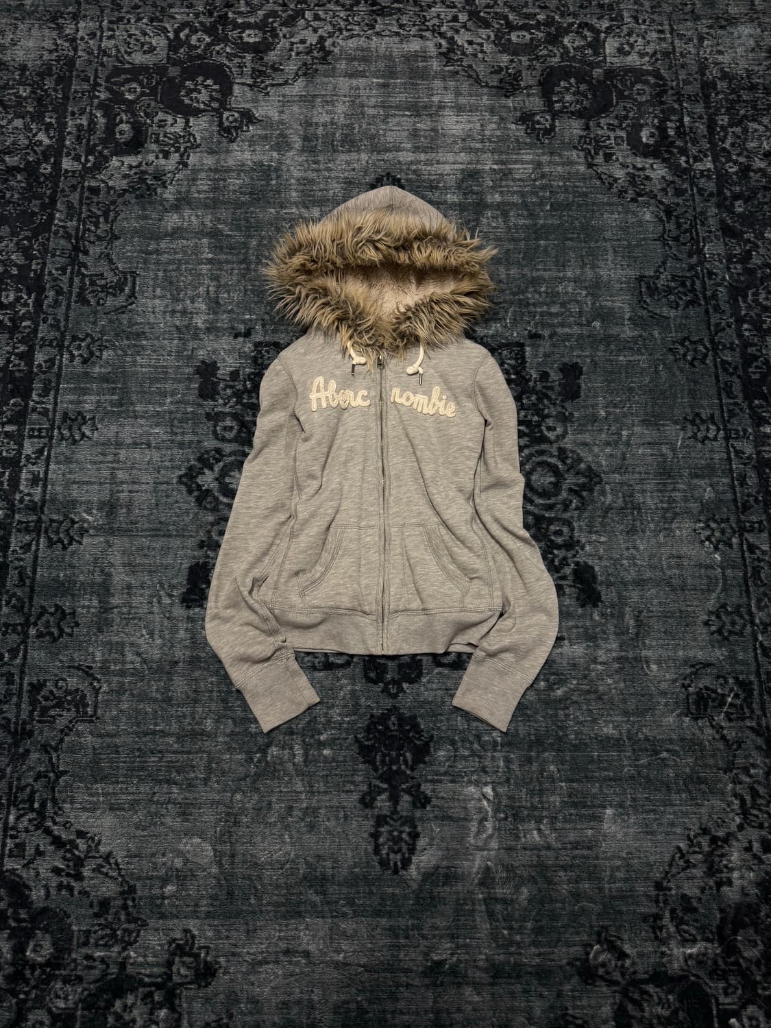 Abercrombie 00s y2k slim fit wolf fur ho 상품이미지1