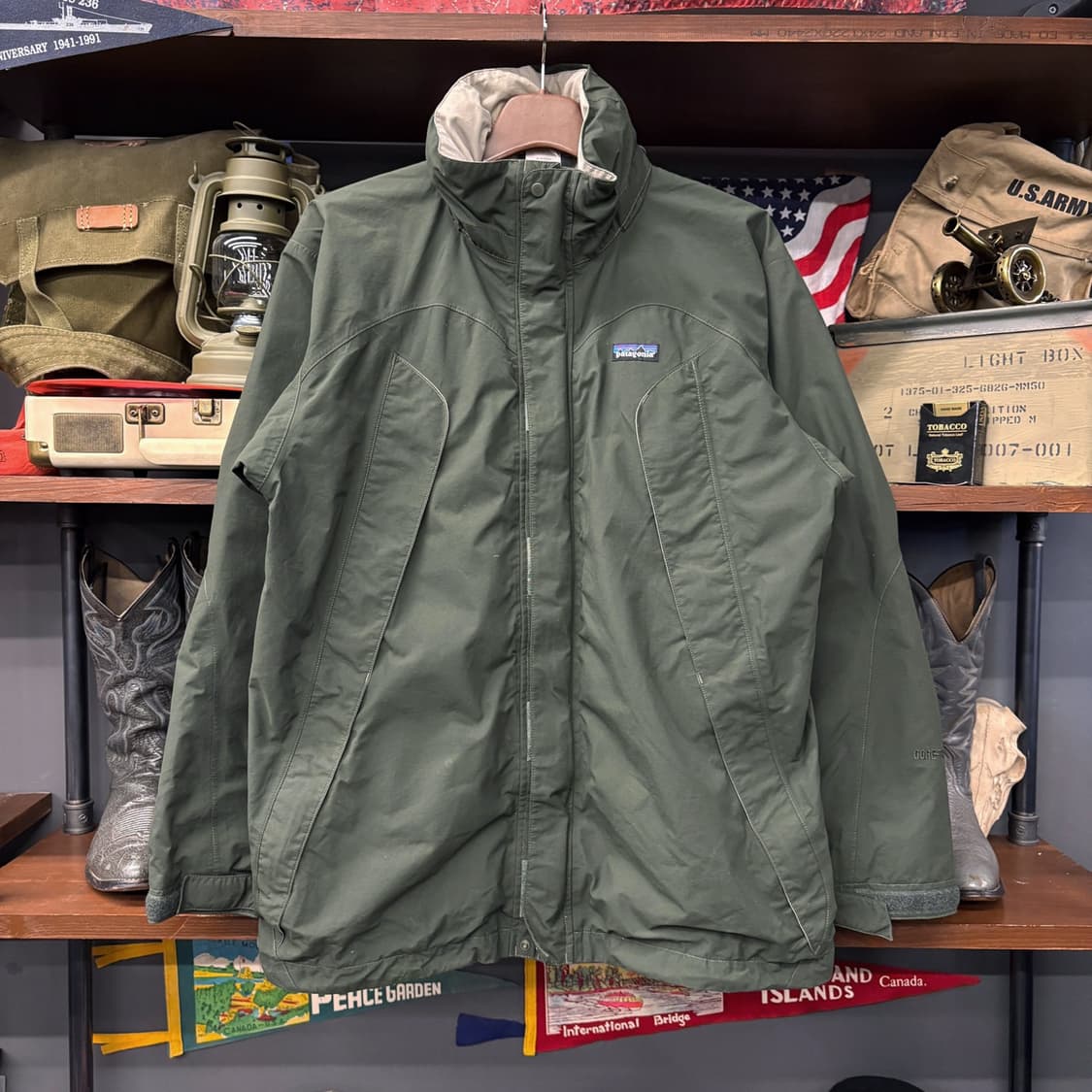 00s 파카고니아 고어텍스 쉘 스톰자켓 윈드파카 후드내장 N592 상품이미지1