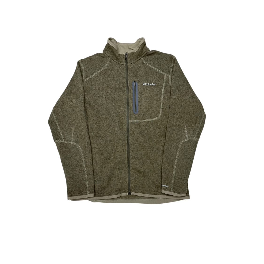 [L] 컬럼비아 올리브 플리스 집업 상품이미지3
