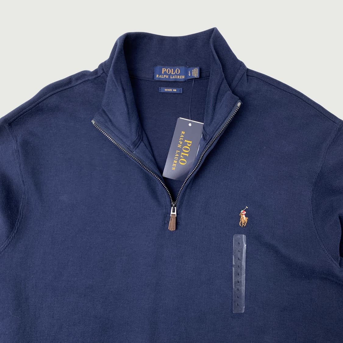 [L,XL/정품] 폴로 랄프로렌 네이비 하프 반집업 상품이미지3