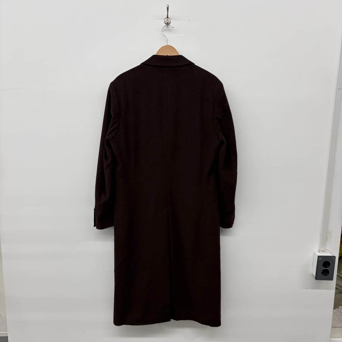 입생로랑 브라운 롱 코트 남/L 상품이미지4