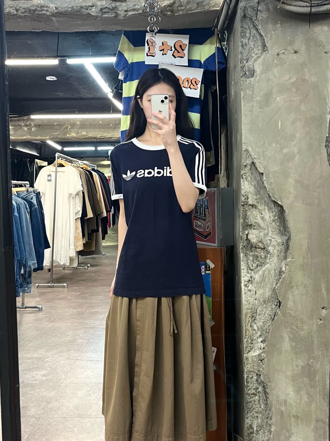 아디다스 반팔티 네이비 95 #csz3853 상품이미지2