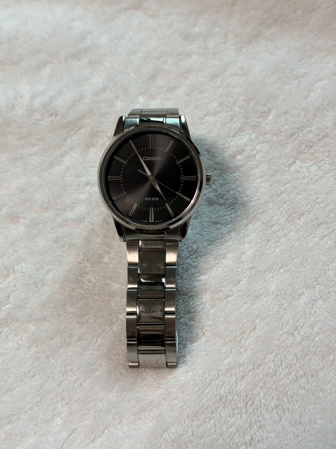 카시오 MTP-1303D-1A 남성 메탈밴드 손목시계 상품이미지1