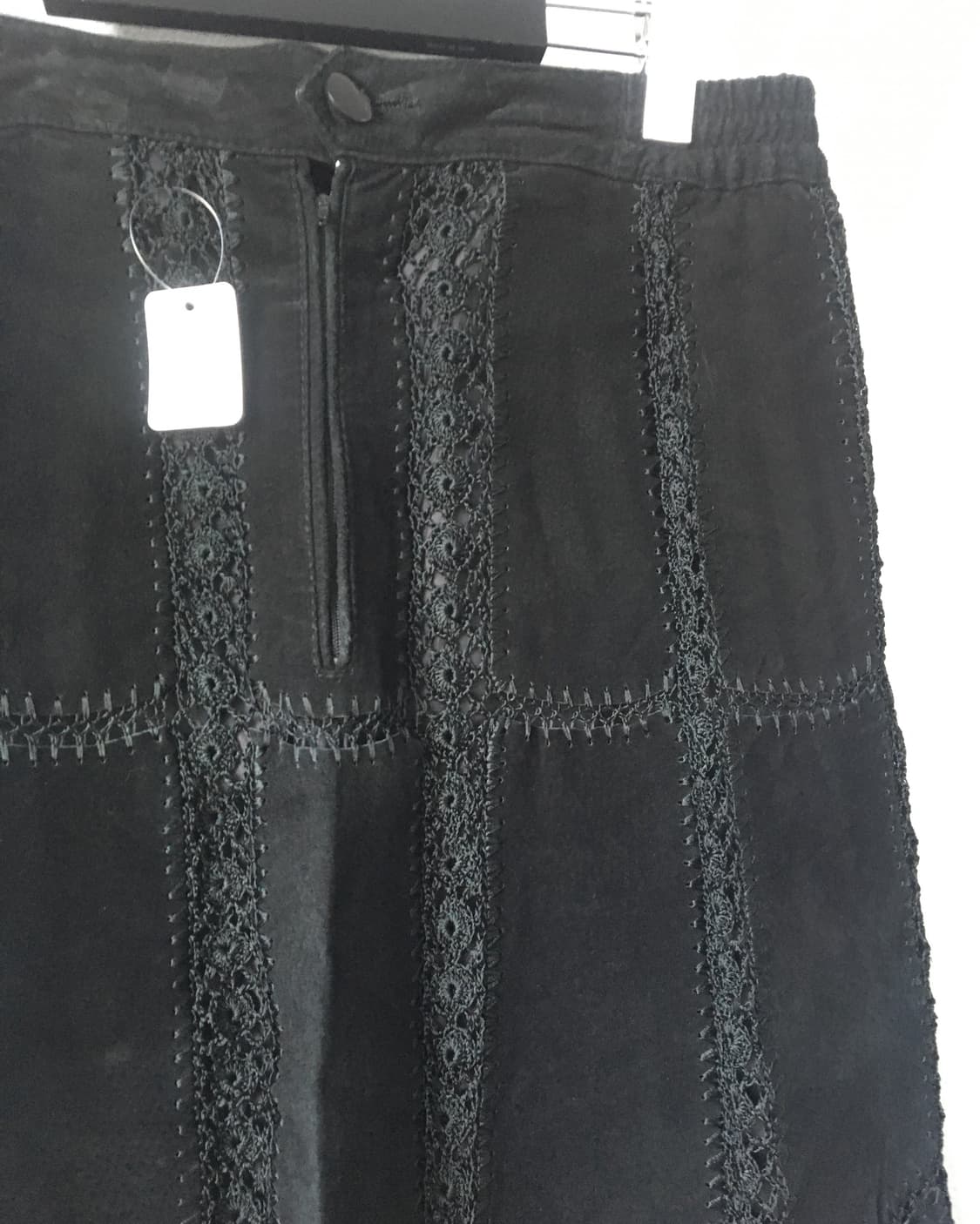 Suede patch pattern skirt 상품이미지4