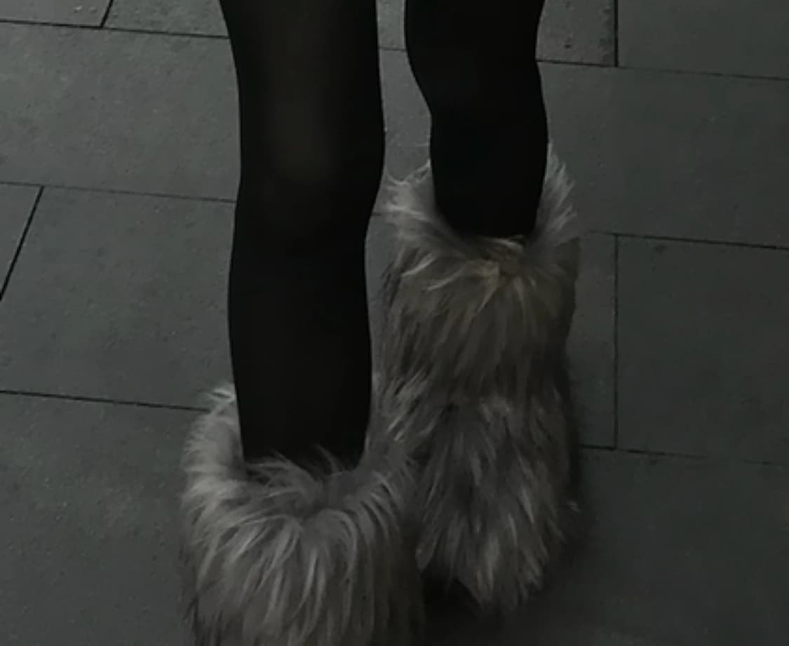 퍼부츠 회색 상품이미지1