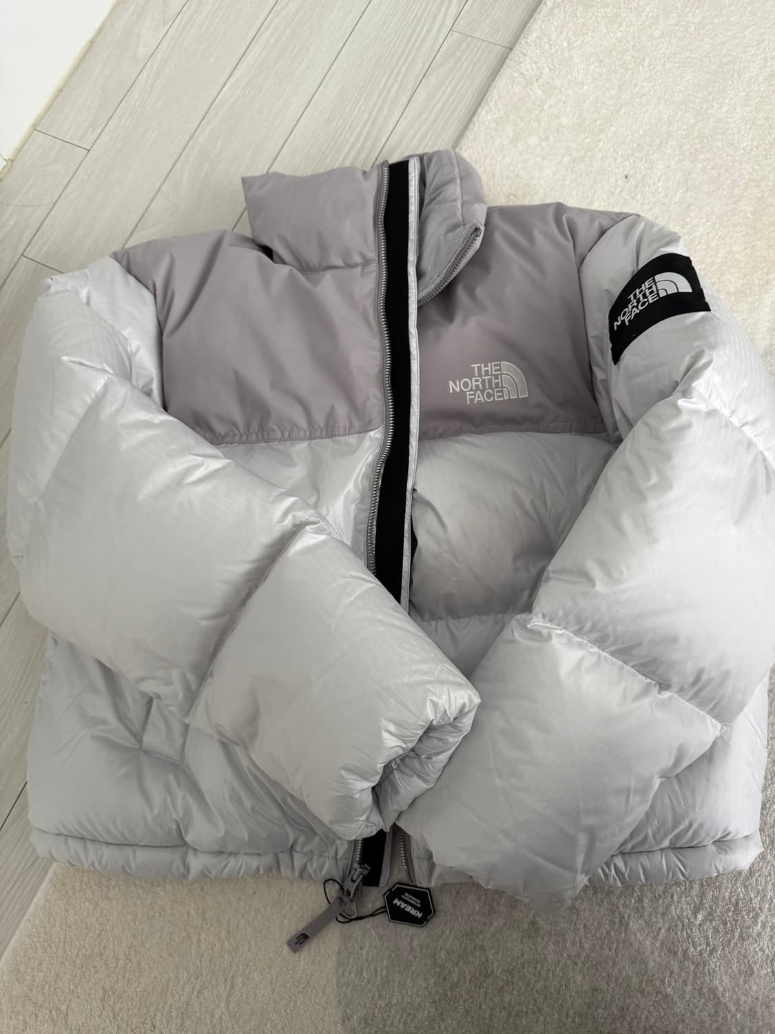 노스페이스 화이트라벨 눕시 아이스그레이 L 상품이미지1