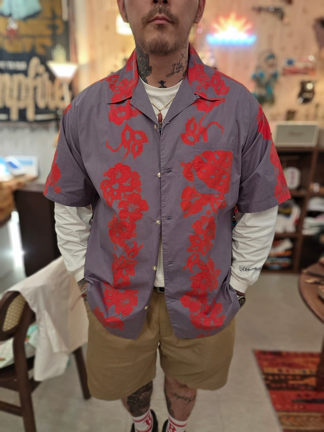 Polo Jeans Co. Vintage Hawaiian Shirt
 상품이미지4