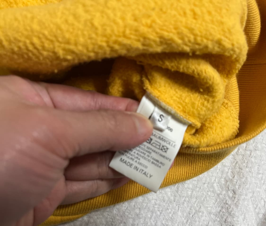 (S)Aries 에리즈 스웻셔츠 (옐로우) 맨투맨 아리즈 상품이미지5