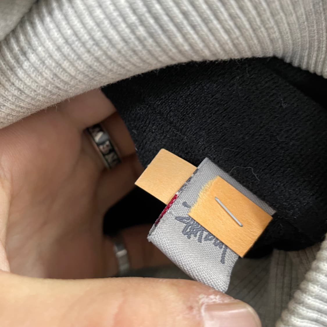 L 스투시 어쎈틱 기모 집업 상품이미지5