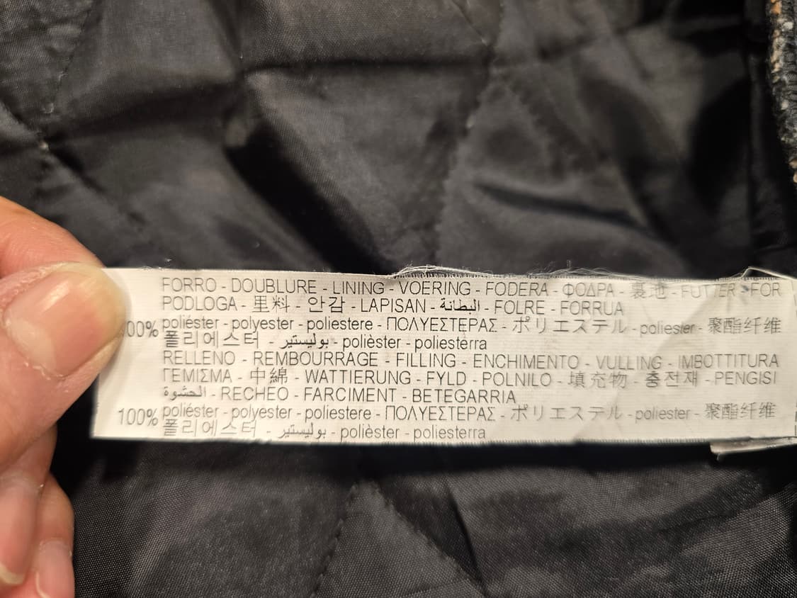 자라 ZARA 퀼팅 체크 자켓 S 상품이미지8