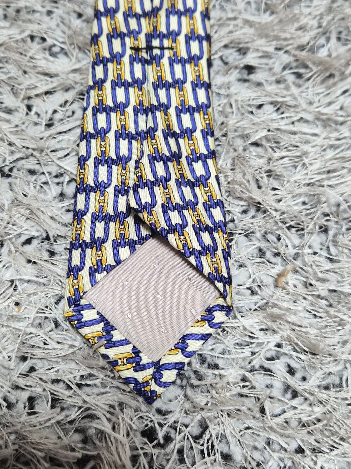 셀린느Celine 금장로고 패턴 넥타이 Free - N32 상품이미지8