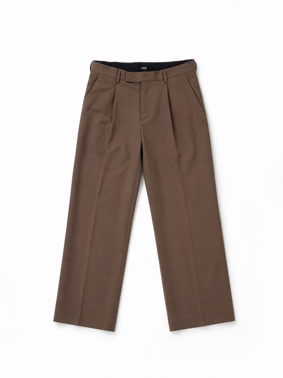 무신사 스탠다드 와이드 핀턱 슬랙스 모카브라운 (새상품급  31) 상품이미지5