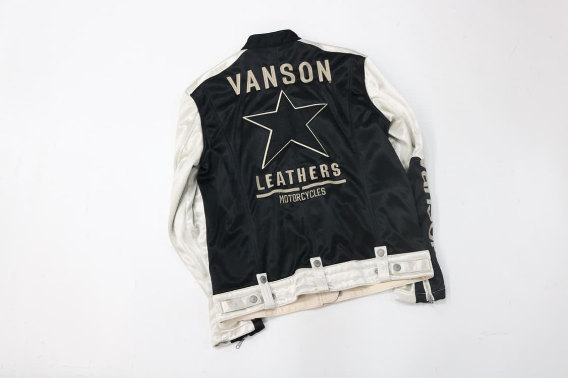 VANSON 밴슨 빈티지 멀티 패치 레이싱 트랙 자켓 (XL) 상품이미지7