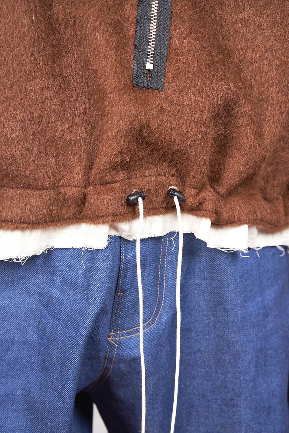 Camiel Fortgens 플리스 아노락 브라운 상품이미지7