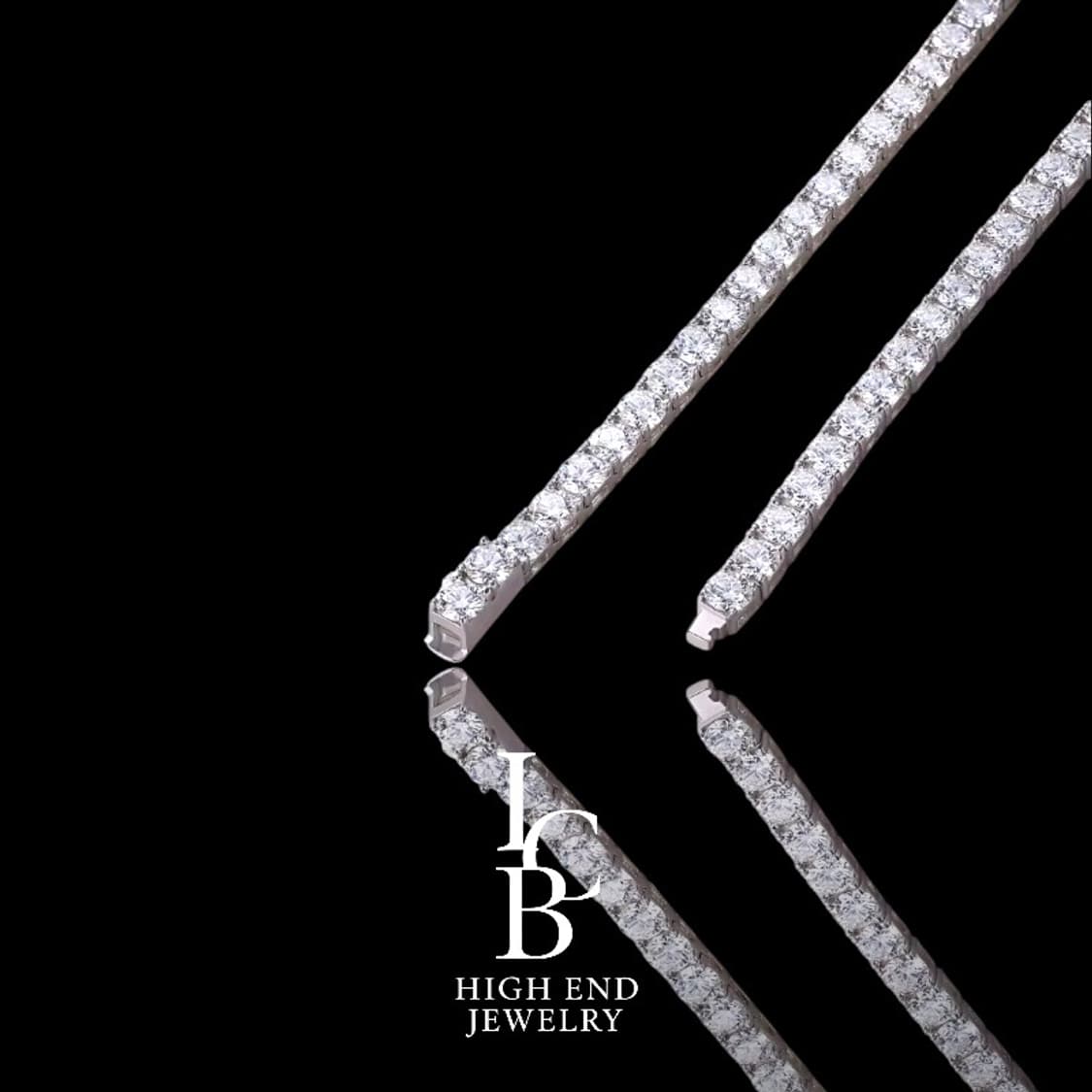 ICE BLUE VVS 1 모이사나이트 테니스 팔찌 아이스체인 상품이미지3