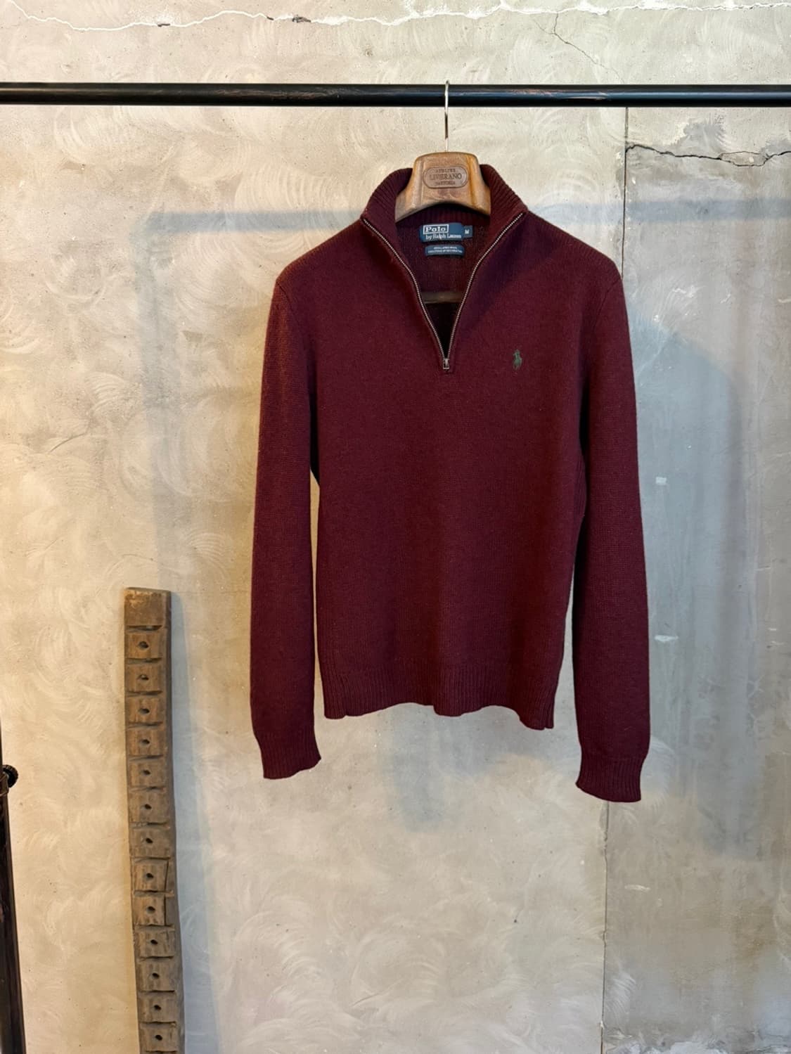 폴로 랄프로렌 짚업 니트 슬림100 상품이미지1