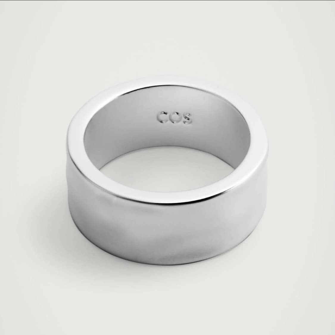 Cos 청키 매티드 해머드 링 실버 상품이미지1