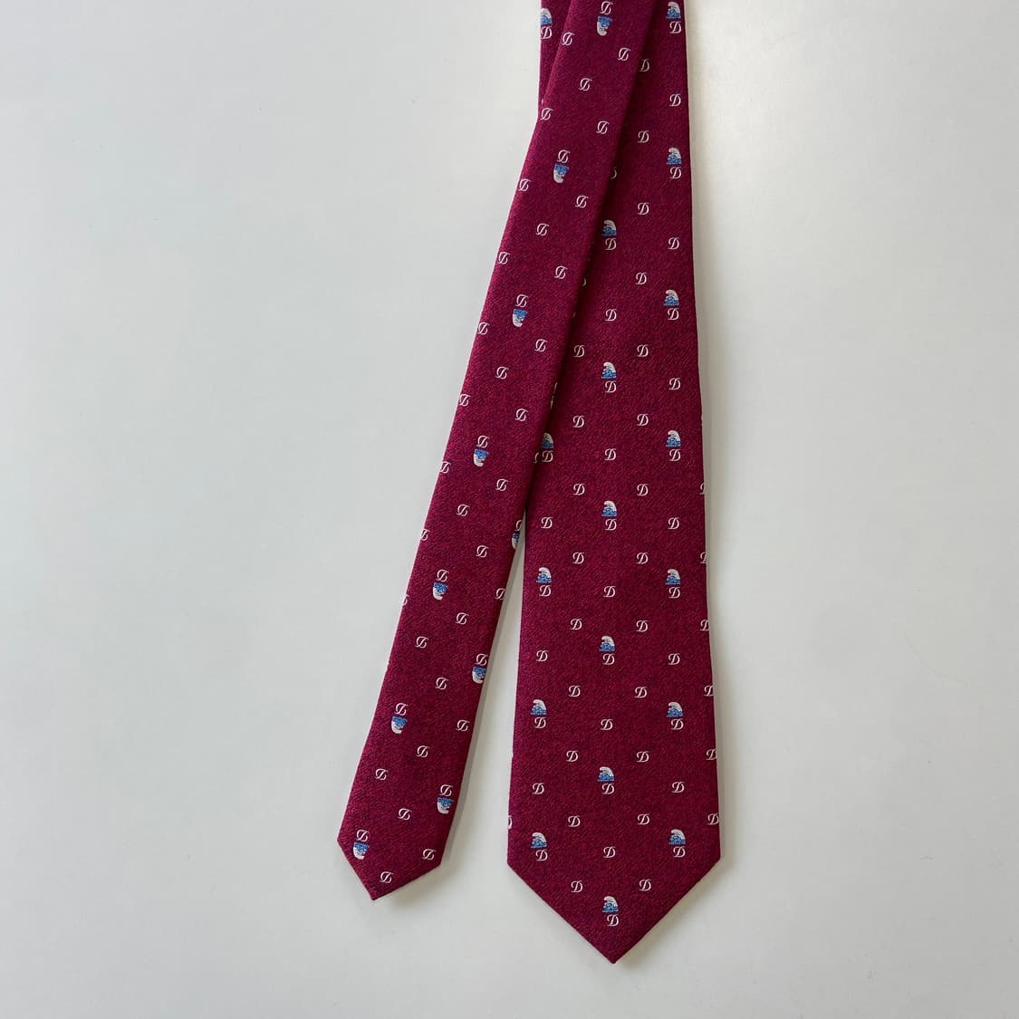 듀퐁 (Dupont) 명품 정품 스머프 넥타이 상품이미지1