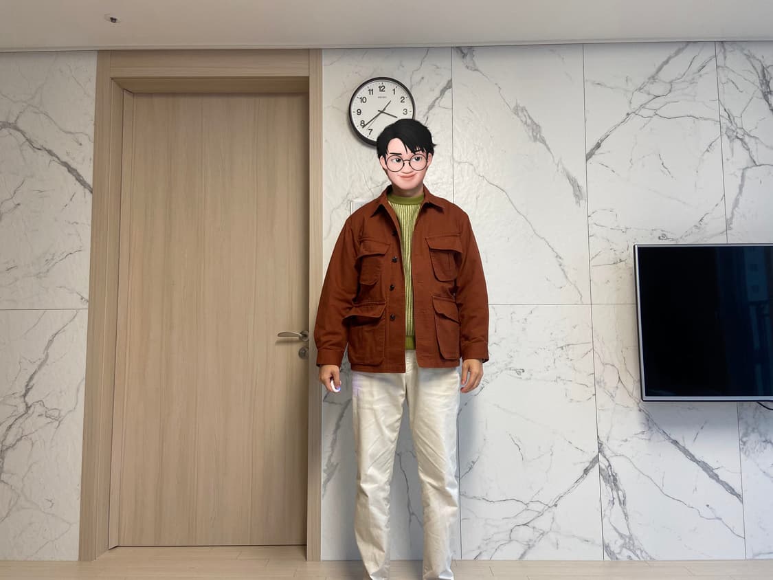 러프사이드 퍼티그 자켓 (브릭컬러, 1사이즈) 상품이미지10