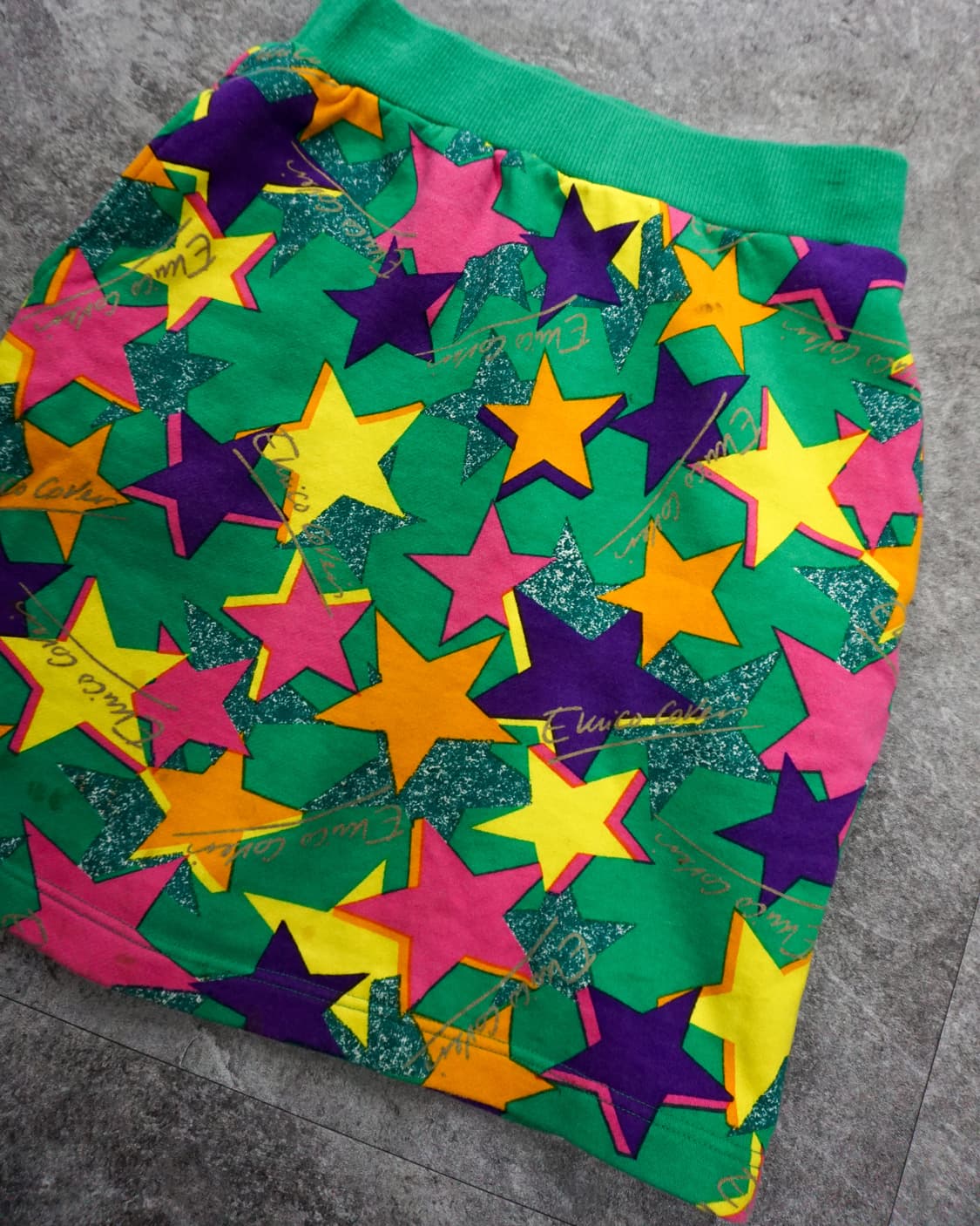 ENRICOCOVERI STAR Sweat Skirt 상품이미지2