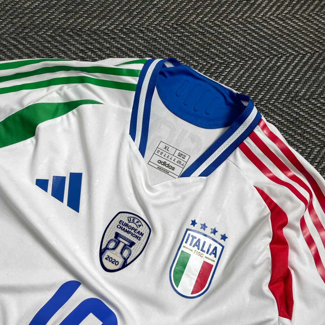 아디다스 이탈리아 어웨이 유로 2020 시즌 인시네 유니폼y 4540 상품이미지4