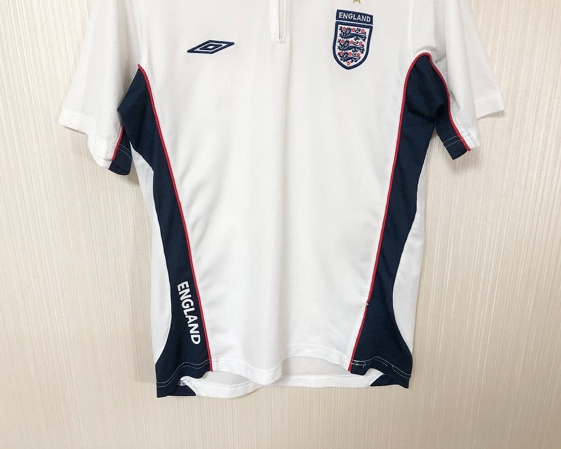 엄브로 04-05 잉글랜드축구국대 트레이닝 1/4 집업셔츠 S(해외) 상품이미지3