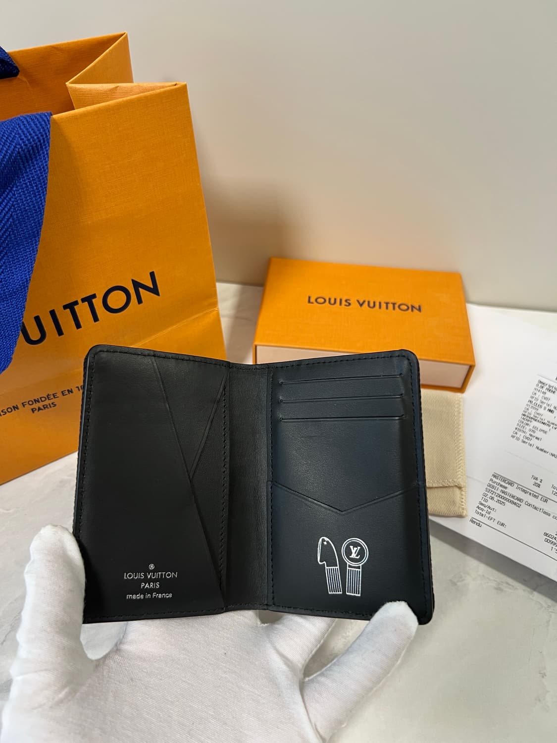 루이비통 포켓 LV 블라손 데님 오거나이저 지갑 M14148 상품이미지3