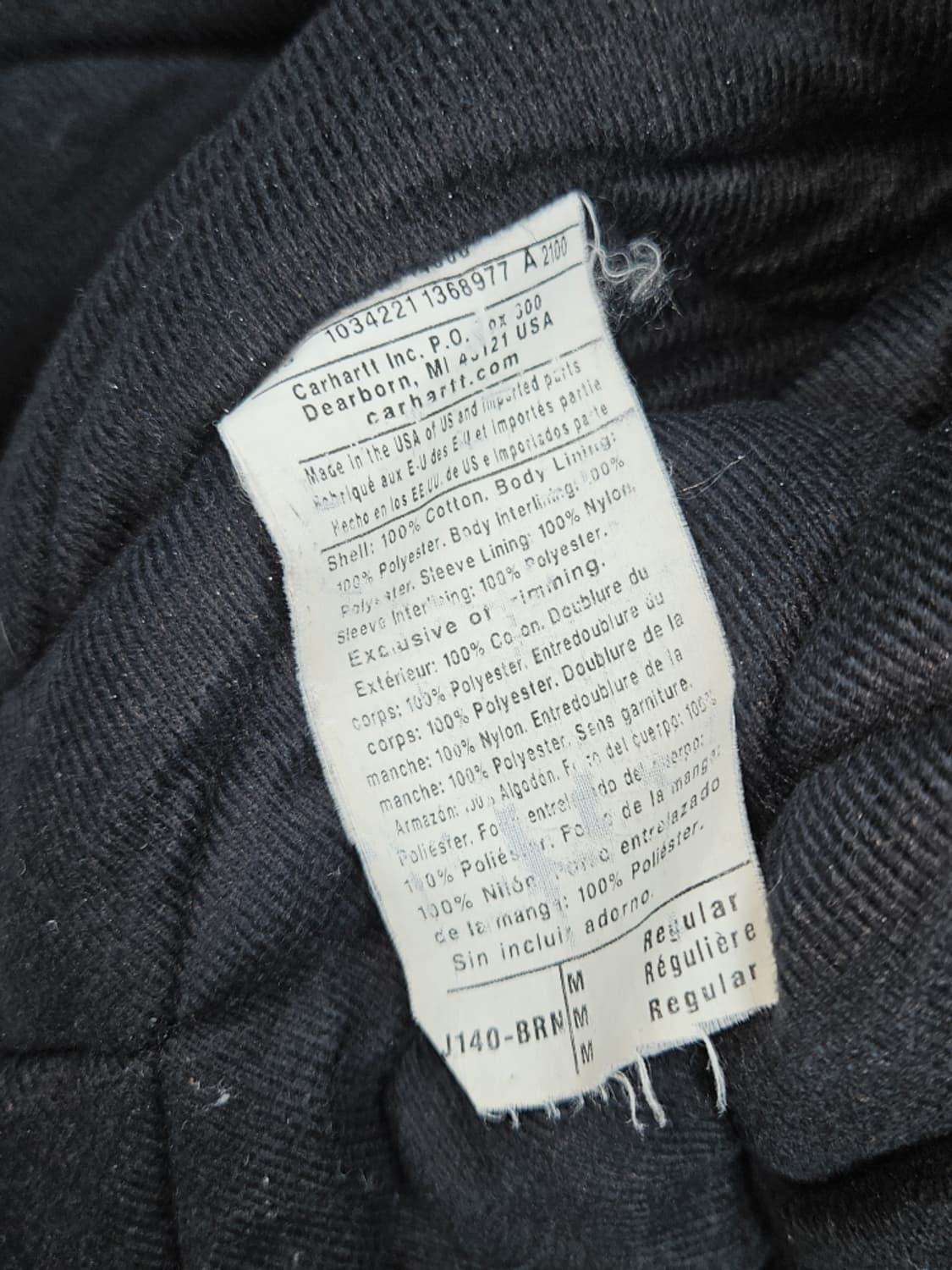 USA J140 칼하트 액티브 워크 자켓 ( M ) / 9990 상품이미지9