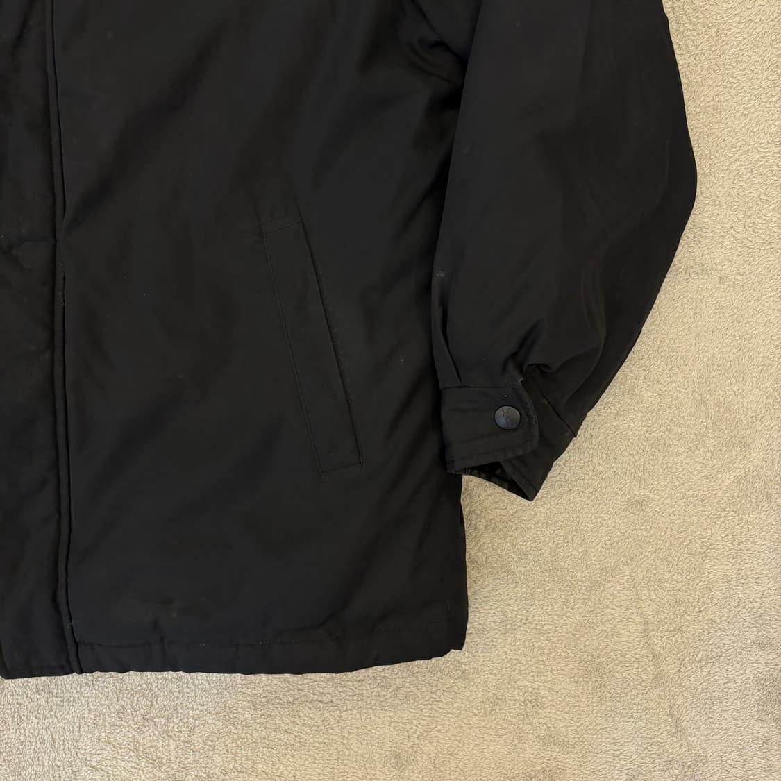 생로랑 블랙 다운 점퍼 패딩 상품이미지4