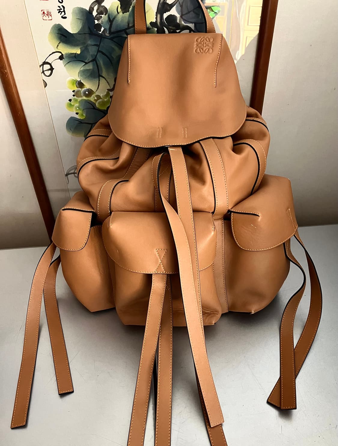 로에베 가죽 럭색 상품이미지8