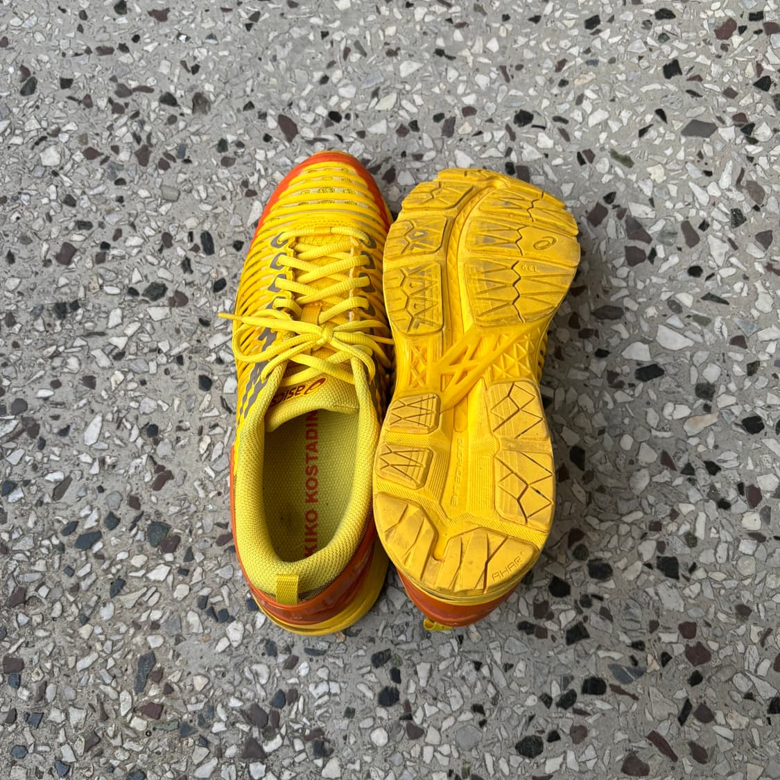 asics X kiko gel-delva yellow 상품이미지5