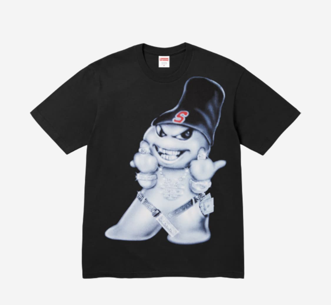 Supreme Snowman T-Shirt Black 상품이미지1