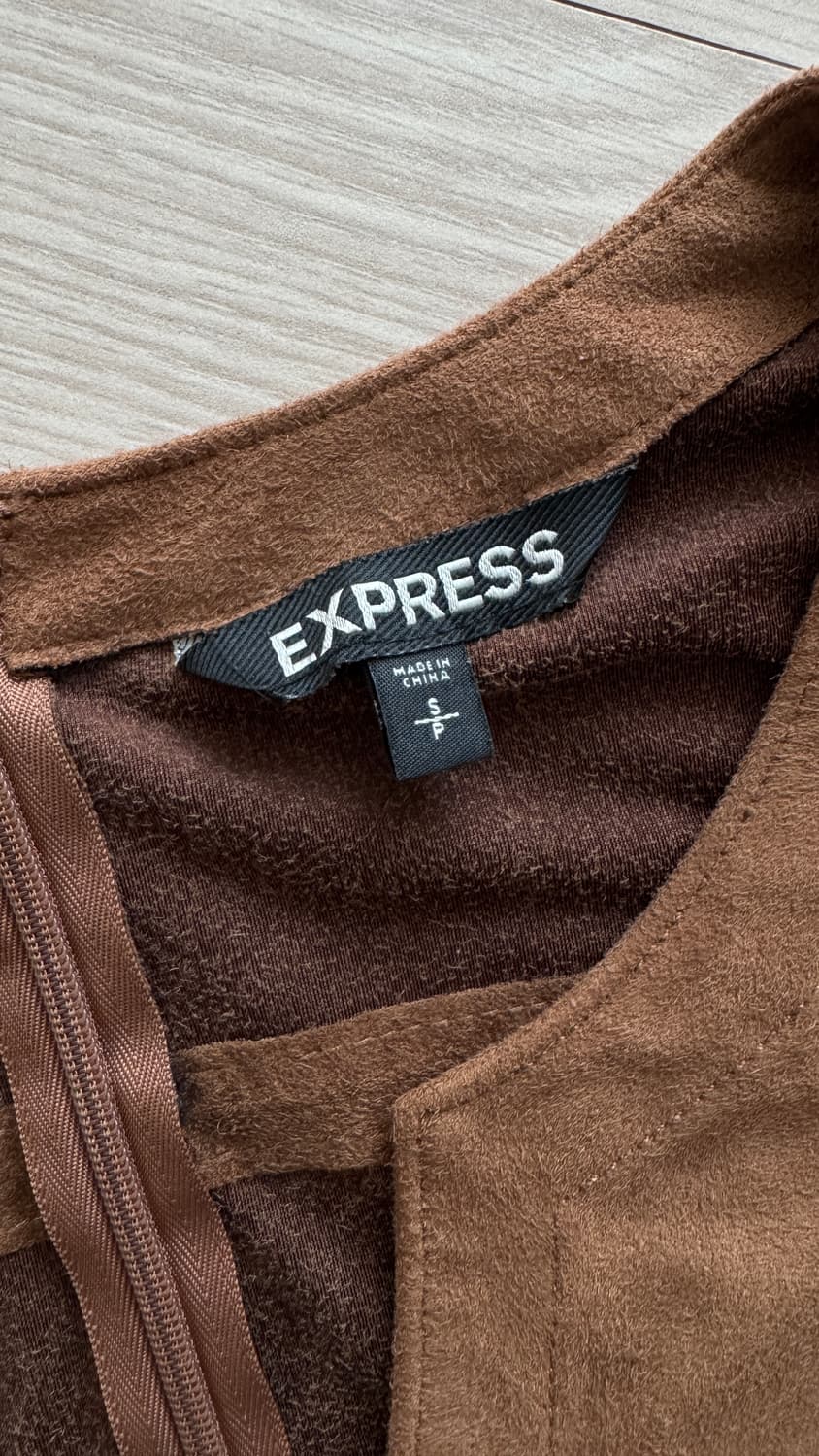 인조 스웨이드 원피스 상품이미지2