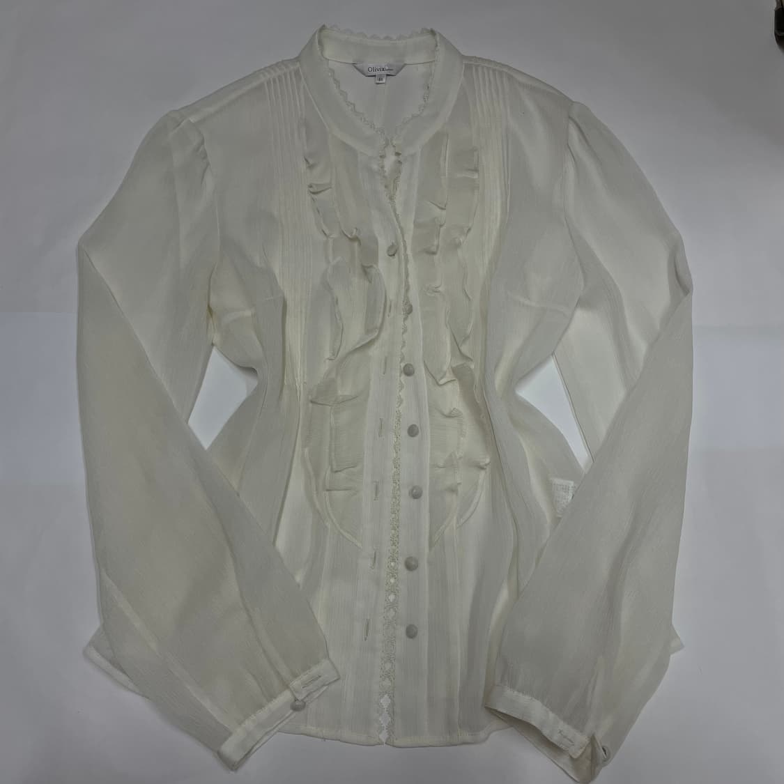 큐빈티지 시스루 페어리 블라우스 상품이미지2