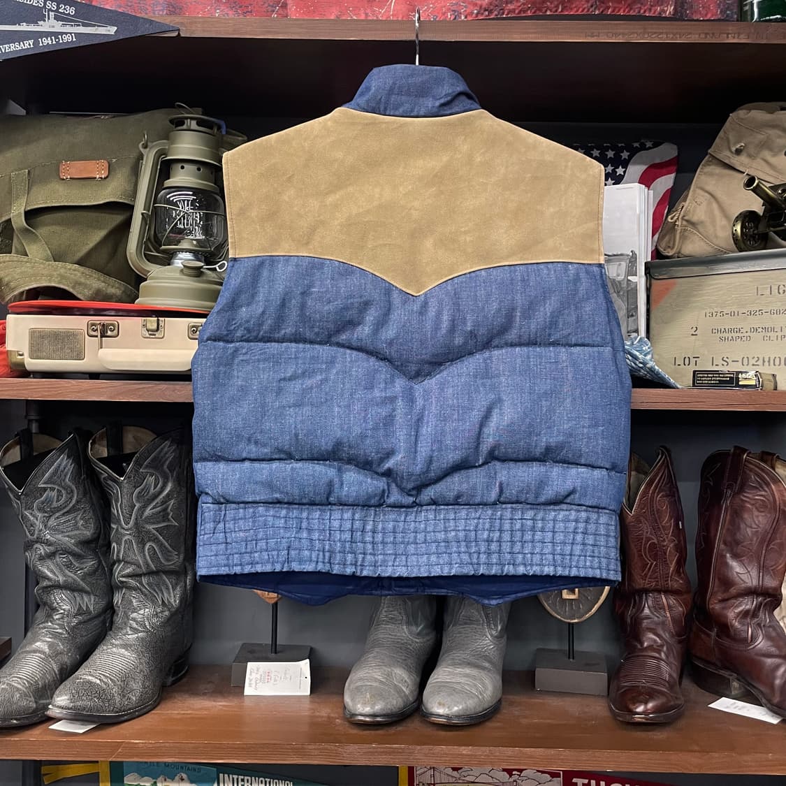 70s 리바이스 화이트 탭 스웨이드 Made in USA 다운버튼 베스트 상품이미지2