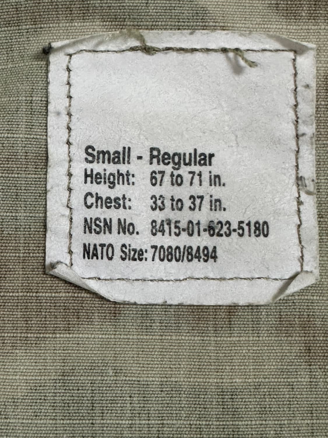 미군 OCP 전투복 상의 (S/R) (M) 상품이미지5