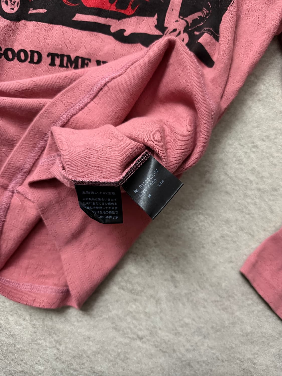 히스테릭글래머 그래픽 칠부슬리브 상품이미지6